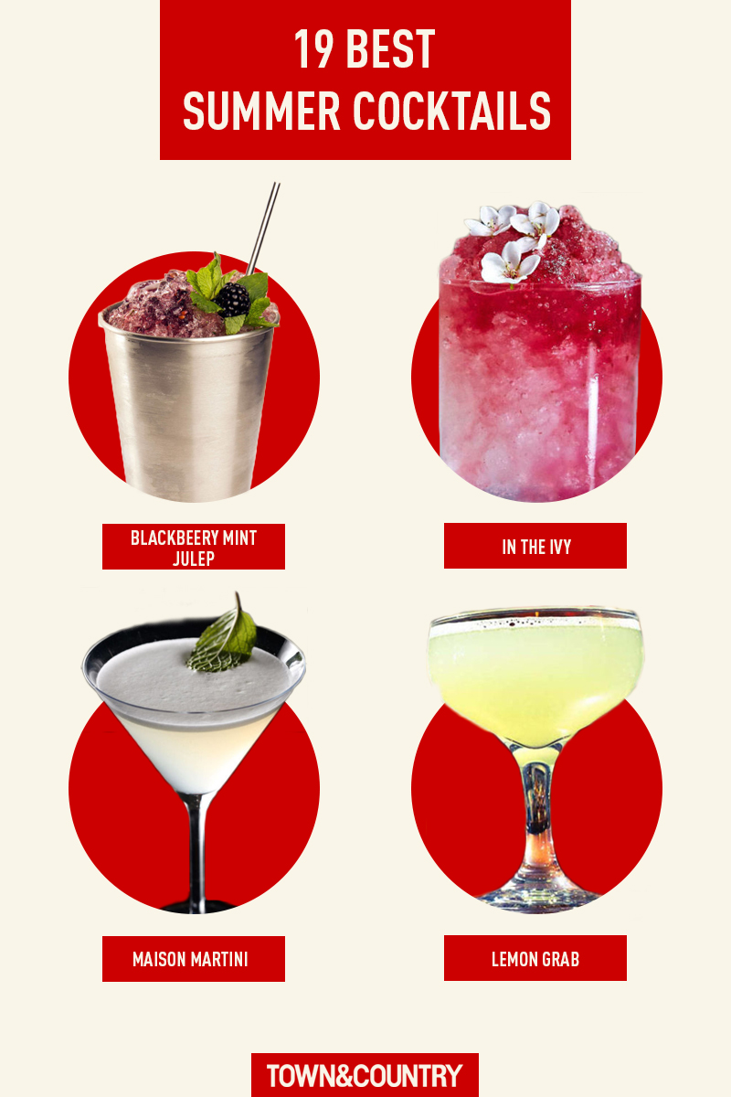 19 Best Summer Cocktails Recipes for Alcoholic Summer Drinks