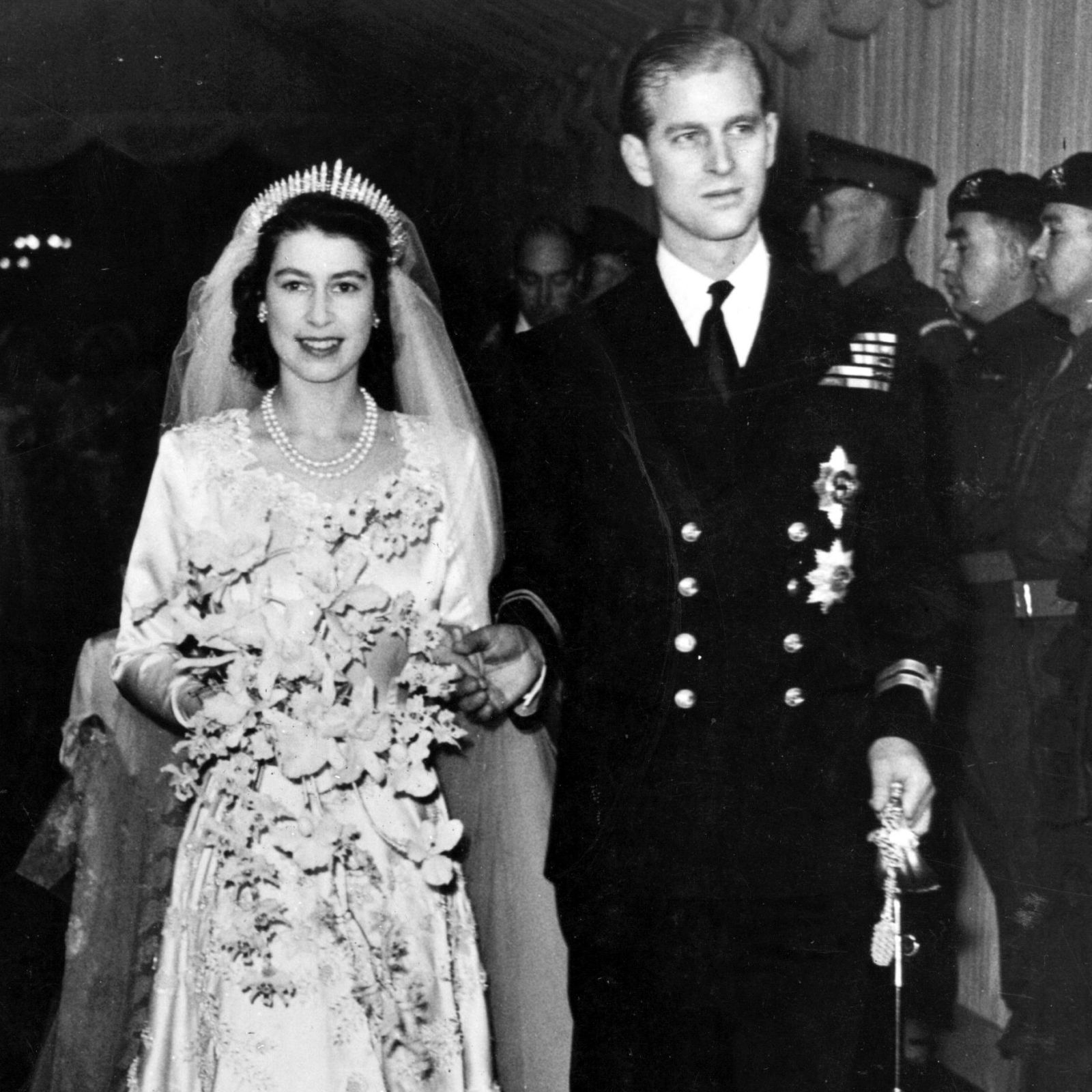 1955年ヴィンテージSEMAINE DU MONDE エリザベス＆フィリップ エリザベス女王、ご結婚の日の物語 エリザベス女王とフィリップ王配の